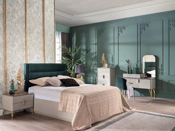 Ensemble de chambre à coucher Serra Or