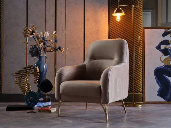 Serra Fauteuil - Or